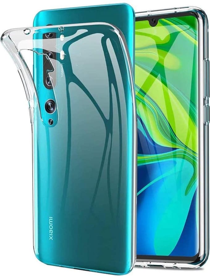 Silicone hoesje Geschikt voor: Xiaomi Note 10 Pro / Xiaomi Mi Note 10 - transparant