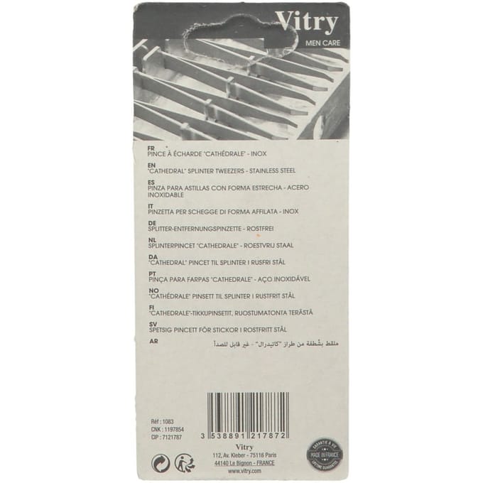 Vitry Classic Splinterpincet Cathedral 1083 1 Pincet