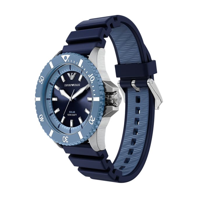 Emporio Armani AR11785 Mannen Horloge 42 mm - Blauw