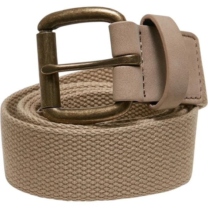 Canvas riem met oogjes Urban Classics