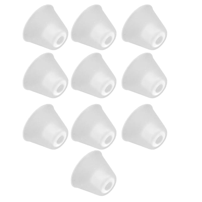 10 pcs Embouts de remplacement en silicone en forme de cône pour amplificateur auditif M M(315 X 180mm) white