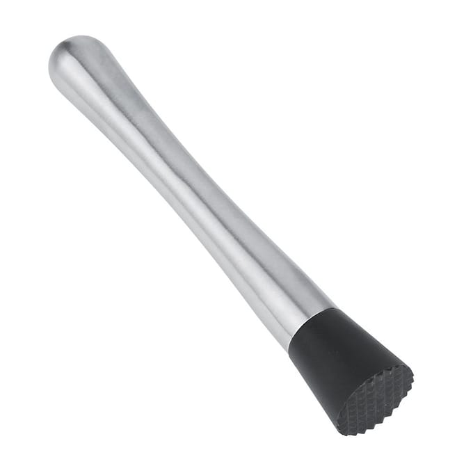 RVS Bar Tool Set Cocktail Stamper Wijn Meng Twist Dubbelzijdige Lepel Barware gray