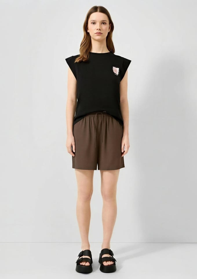 Korte viscose elastische dames QS