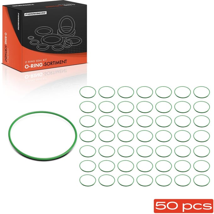 Frankberg 50x O-Ring Airco voor Reparatie Airco Compressor Koelsysteem