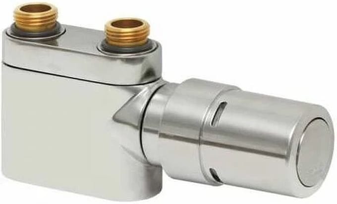Danfoss designventielset recht 013G4277 geborsteld RVS