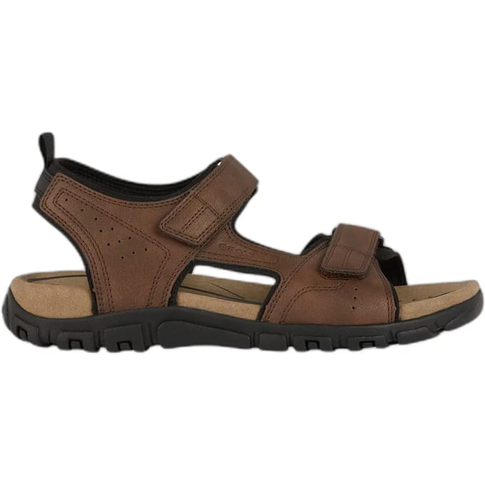 GEOX STRADA HEREN Sandalen - DONKERBRUIN - Maat 41