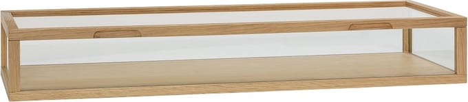 HÜBSCH INTERIOR - VIEW eiken tafelmodel vitrinekastje Large - 80x30xh12cm
