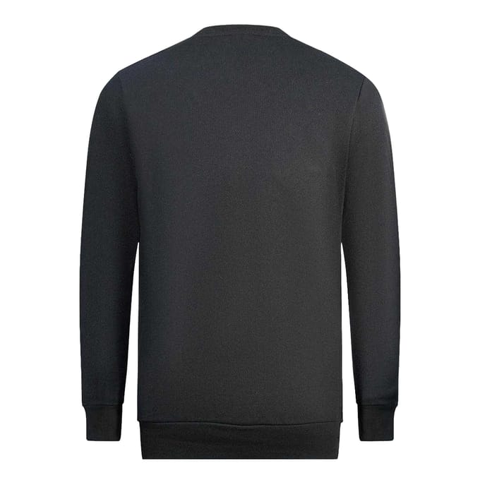Diesel Heren Sweatshirt met geruit logo (Zwart)