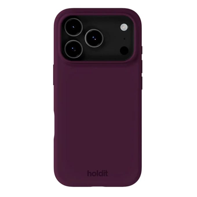 Holdit Silicone Case geschikt voor Apple iPhone 17 Pro - Deep Plum
