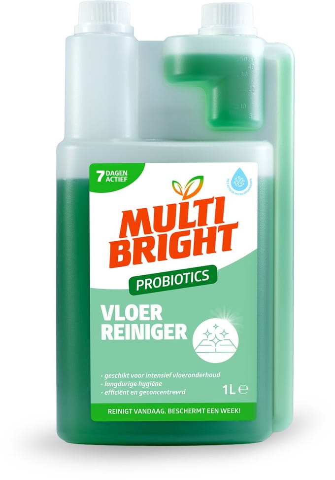 Multibright probiotische Vloer reiniger 1 liter - losse fles - 1 stuk
