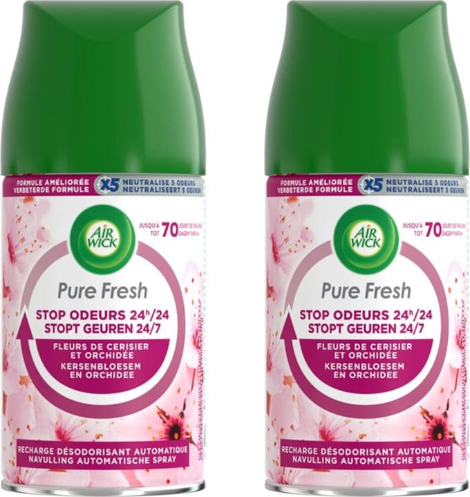 Air Wick - Luchtverfrisser - Navulling - Aziatische Kersenbloesem - 250ml x 2