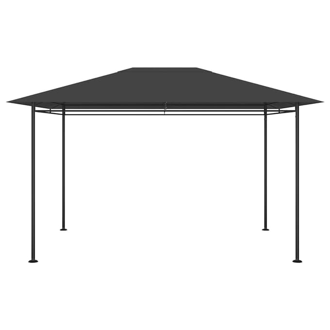 vidaXL - Prieel - 180 - g/m² - 384x281x270 - cm - antracietkleurig