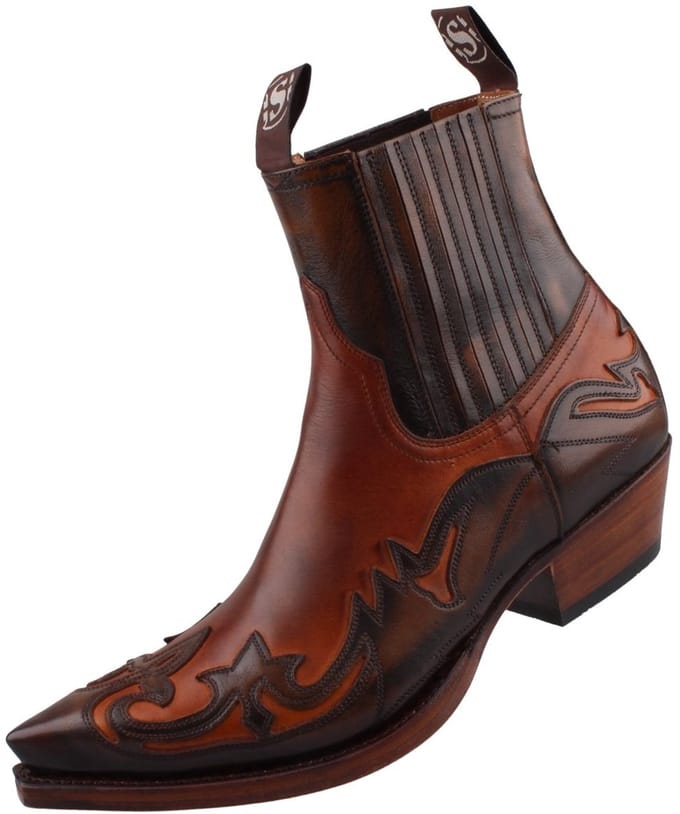 Sendra heren enkellaars 4660 Bruin