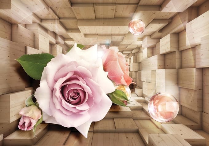 Poster | Roze | 104 x 70,5 cm