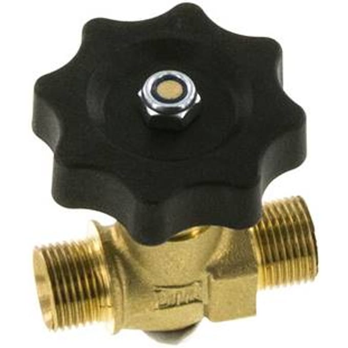 G 3/8'' Messing Buitendraad Kogelkraan 40 bar met Handwiel