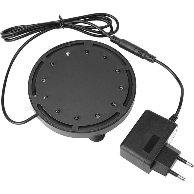 12 LED Licht Onderdompelbare Luchtbel voor Aquarium Vissentank Pomp Decor 12.5cm Chinees black