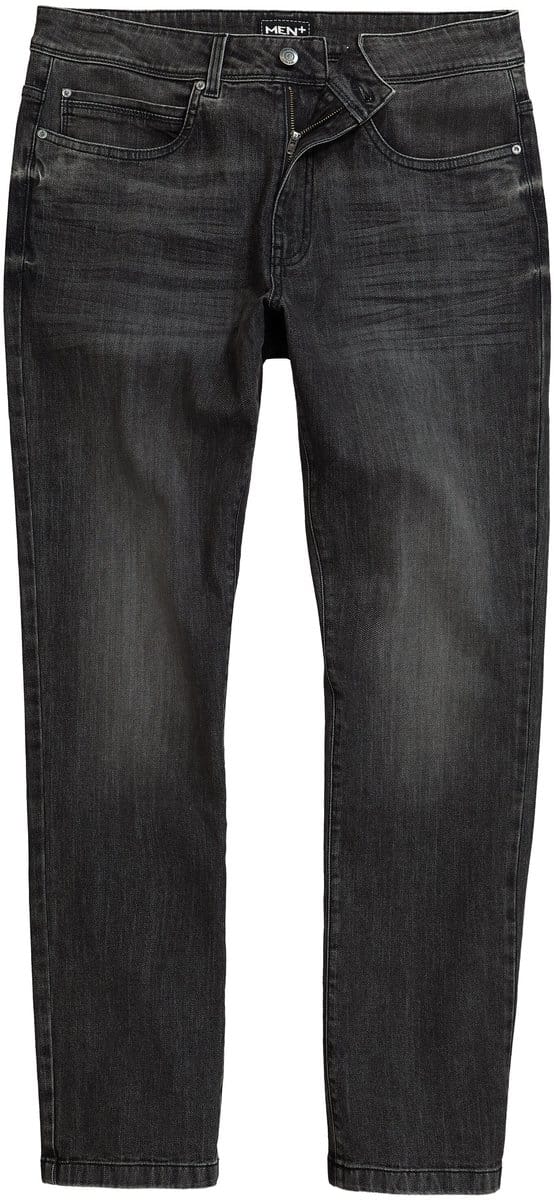 Men Plus - Heren - Jeans regular fit 5-pocket - Zwart - Maat 52