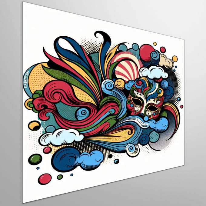 Kunstprint | Wanddecoratie | Dibond | 40 × 40 cm