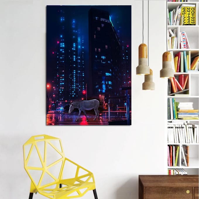 DINGPU volledige ronde boor 5D DIY diamant schilderij 3D diamant borduurwerk kruissteek Home Decor 20X30CM black