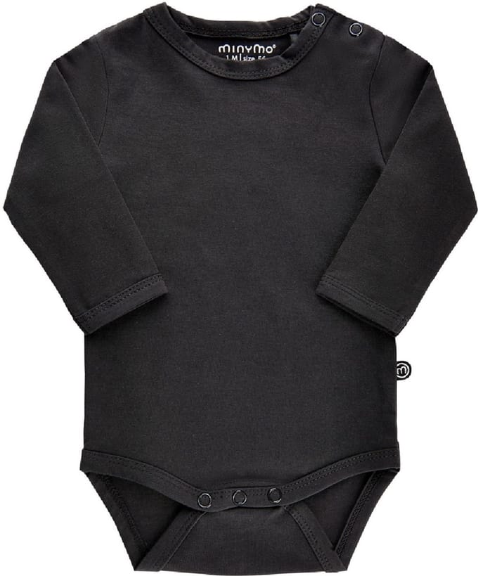 Minymo kinderbody met lange mouwen LS-Solid
