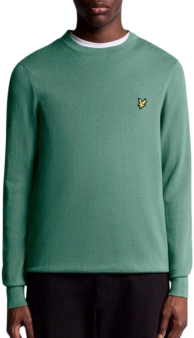 Lyle & Scott Crew Neck Fly Fleece Sweater Heren - Maat M