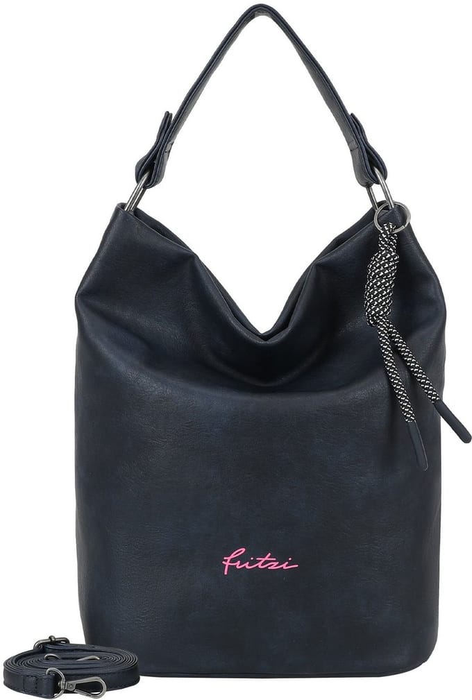 Fritzi aus Preußen schoudertas Lou Hobo Blue donkerblauw