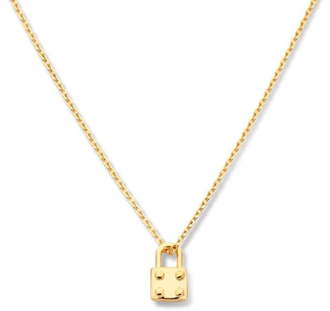 Schitterende Gold Plated Halsketting met Slotje