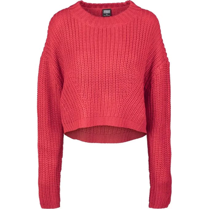 Urban Classics - Wide Oversize Sweater/trui - M - Rood