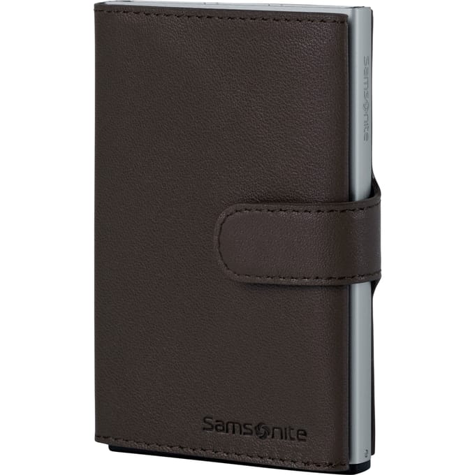 Samsonite Alu Fit Portemonnee Dark Brown