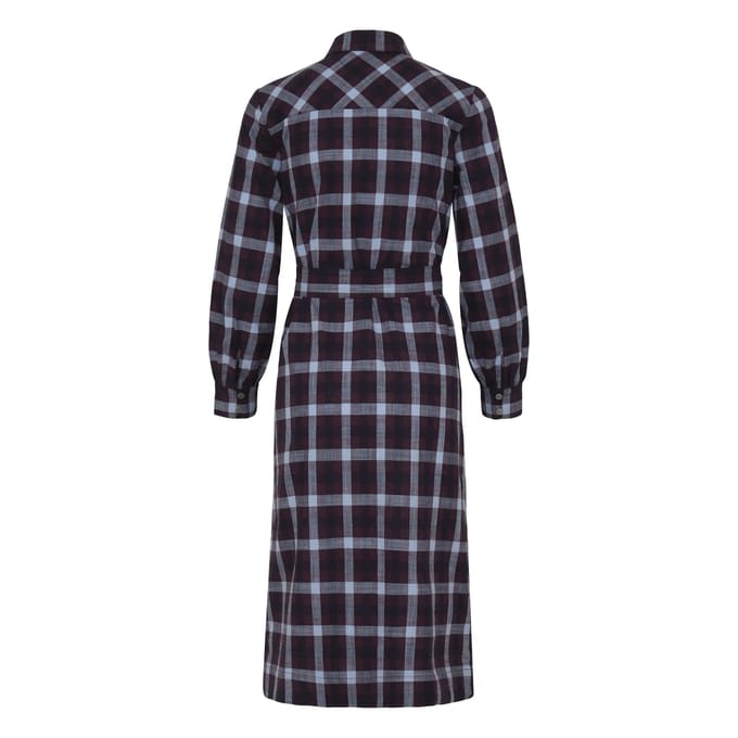 b.young - BYFLANNY SHIRT DRESS - Dames - Midi jurken