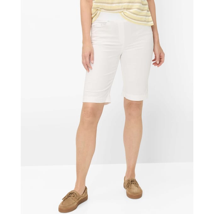 Raphaela by Brax Dames Bermuda  Style PAMINA BERMUDA WHITE, wit, maat 46