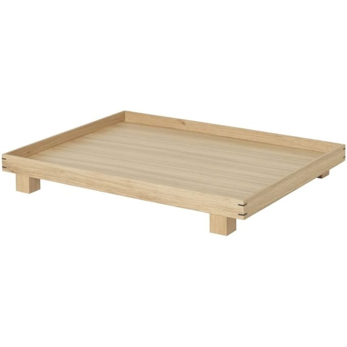 Ferm Living - Bon houten dienblad - eiken - L - beige