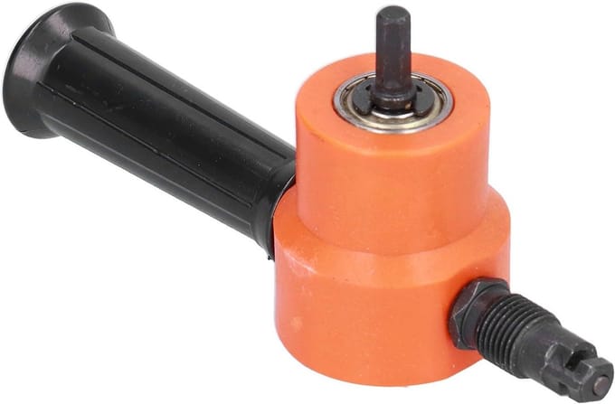 Metaalschaar - Knabbelschaar - Metaal Bewerken - Dubbele Kop - 18 mm dikte - Oranje/Rood