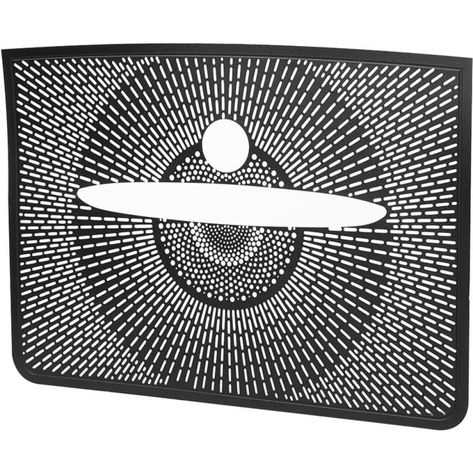 Zwarte Dashboard Speaker Cover Trim van Aluminiumlegering Past voor Mercedes Benz GLK 2013 2015 black