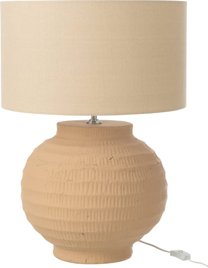J-Line lamp - terracotta - beige