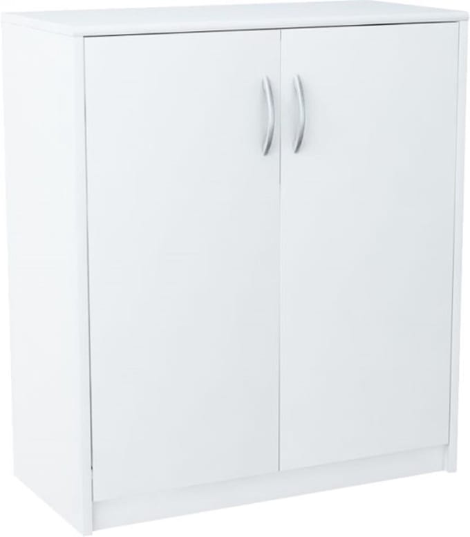 Meble Bestseller - Dressoir - 2 Deuren - Wit - Satijnen Grepen