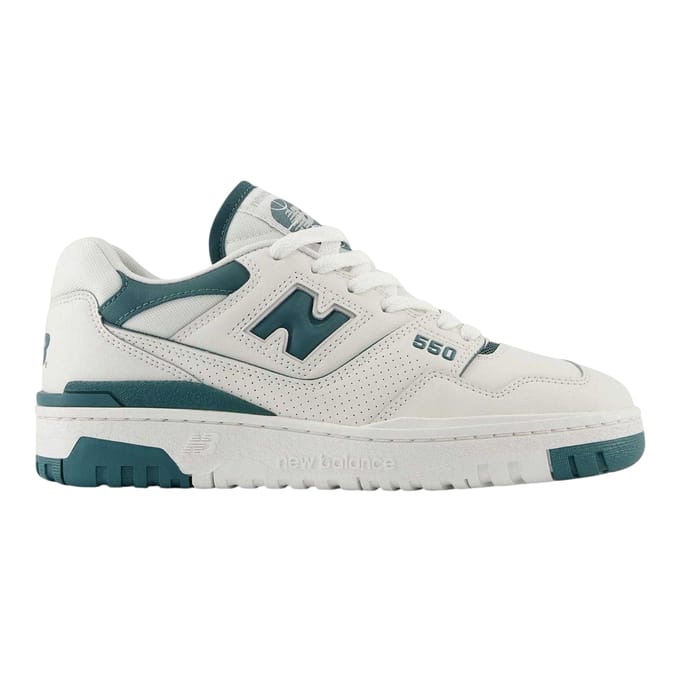 New Balance Dames/Dames 550 Leren Trainers (Wit)