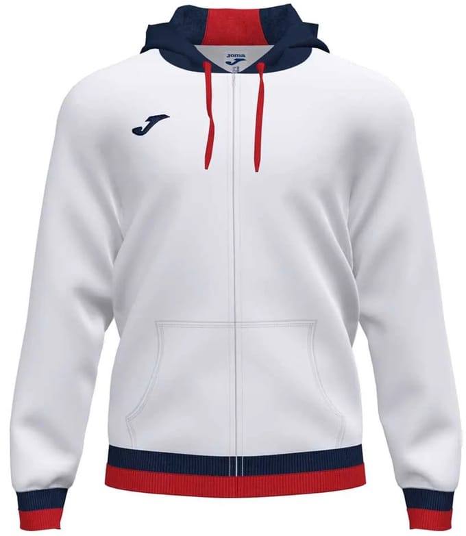 Joma Confort Ii Sweatshirt Met Rits Wit 5-6 Years Jongen