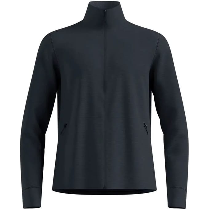 Odlo Grid Fleece Met Volledige Rits Zwart S Man