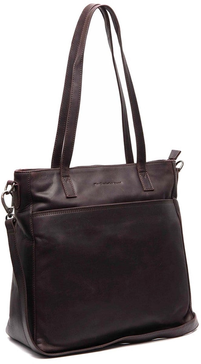 The Chesterfield Brand Mosel Waxed Pull Up Shopper - Bruin