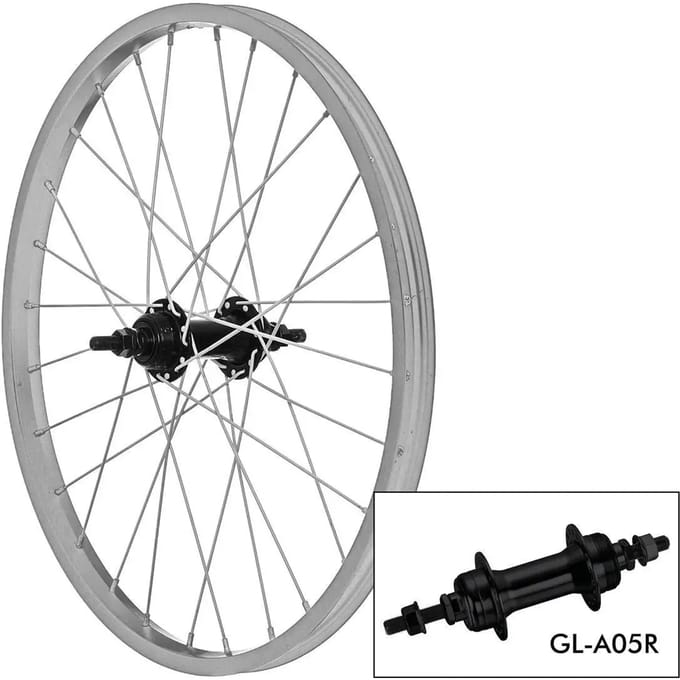 Achterwiel Krayton A05R 3/8x135 V-Brake
