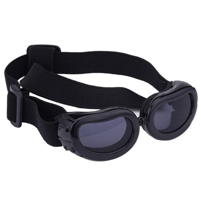 Hondenbril Kleine Hond Zonnebril Waterdicht Winddicht UV-bescherming Hondenbril voor Hondje Puppy black
