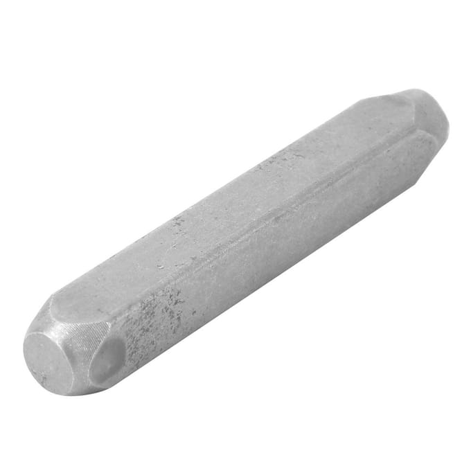 CR-V Stalen Stervormige Ponsstempel 6mm Breedte 2.5   Lengte voor Leer Plastic Metaal gray