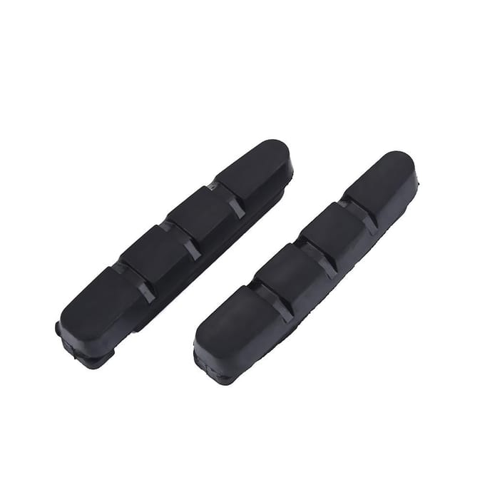 2 Pièces Patins de Frein de Vélo Bloc de Remplacement pour Freins de Paires de Roues black