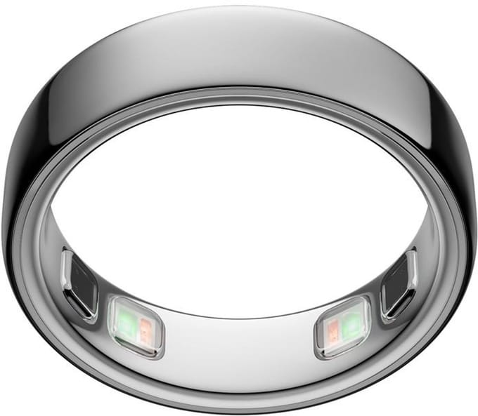 Oura – Ring 5 – Smart ring – Titanium – Zilver Argent
