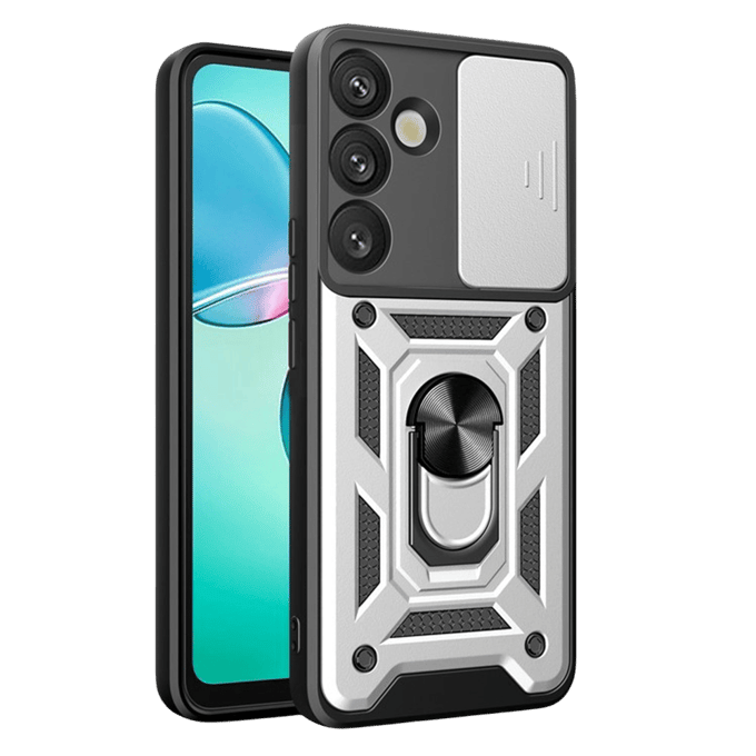 Amorus Samsung Galaxy A57 Shield Case Zilver