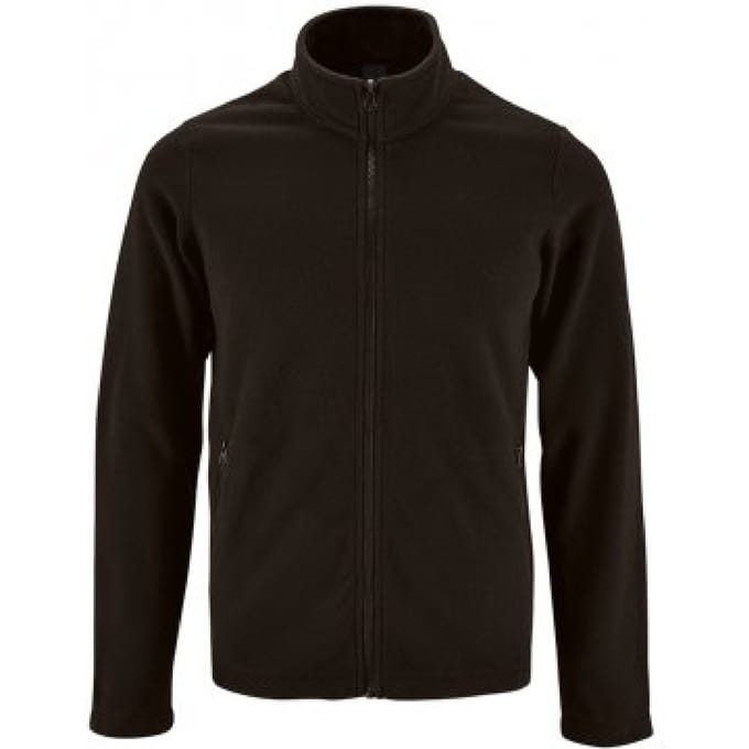 SOLS Heren Normandische Fleece Jas (Zwart)