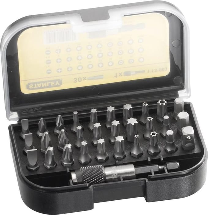 Stanley Bitset Expert Pro 1/4" - Bithouder (31 delig)