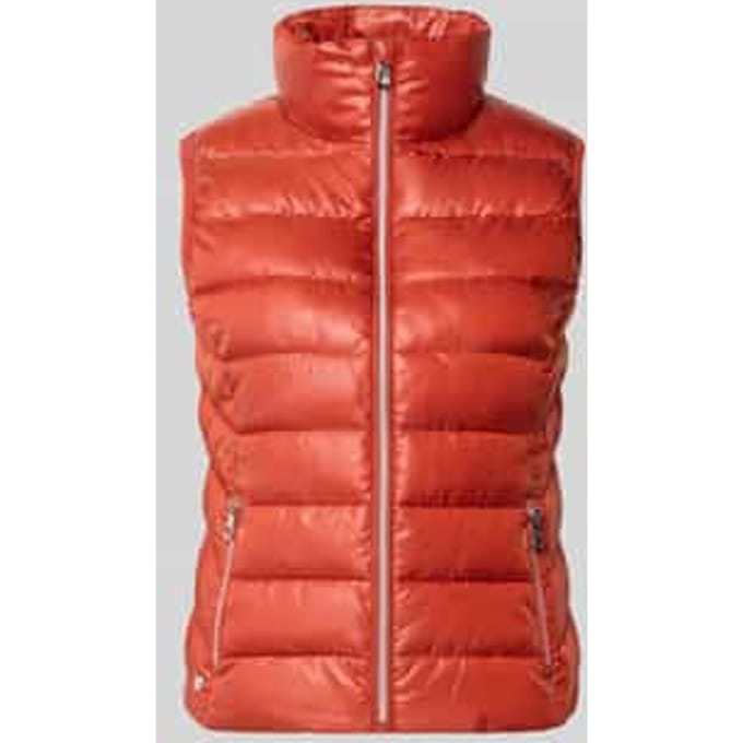 regular fit bodywarmer met gewatteerde look