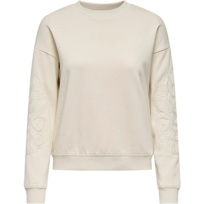 Jacqueline de Yong Asta life l/s emb sweat